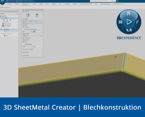 3D SheetMetal Creator - Blechkonstruktion